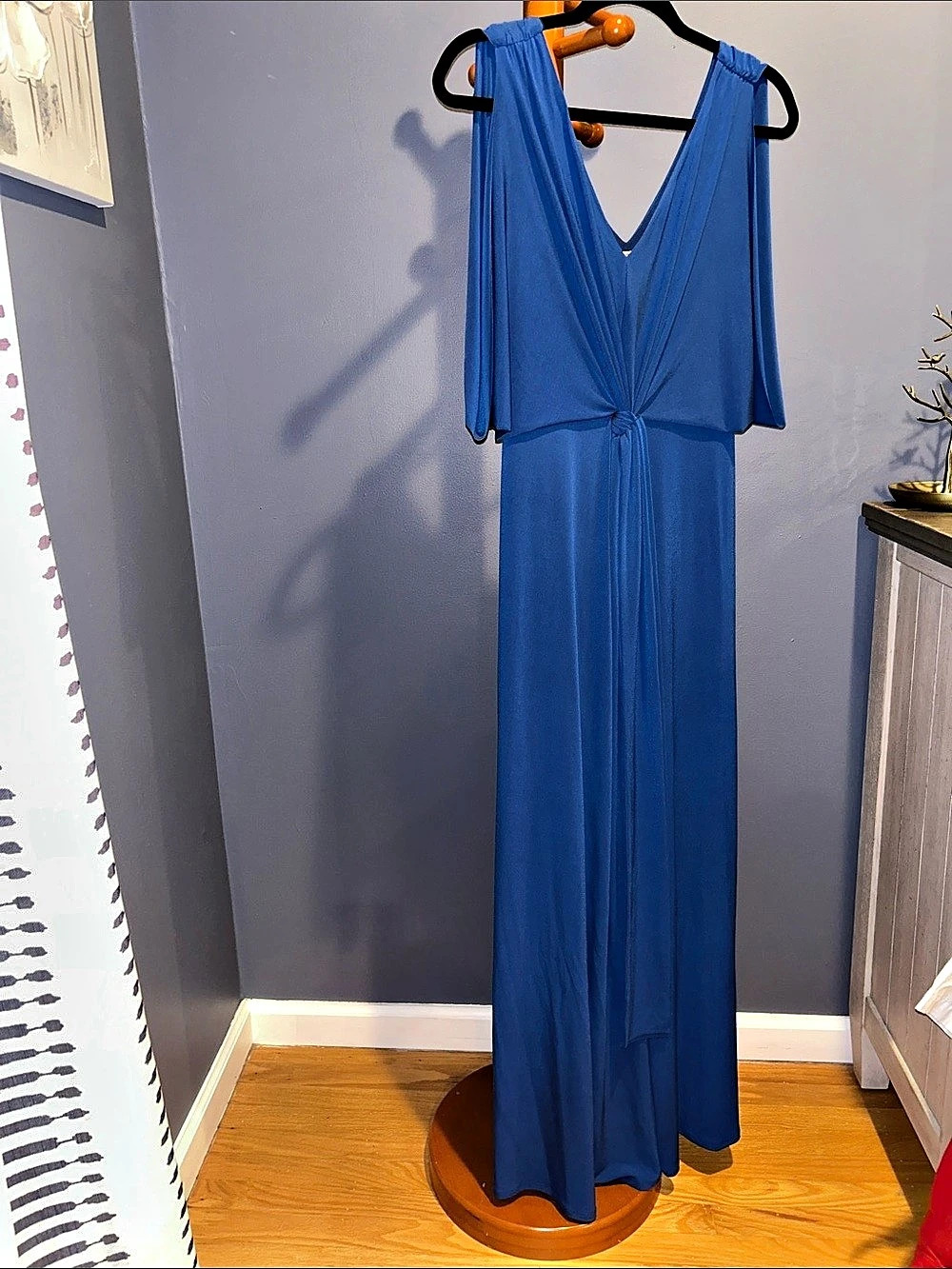 Jennifer Lopez Maxi Dress in Blue Size XS Like New